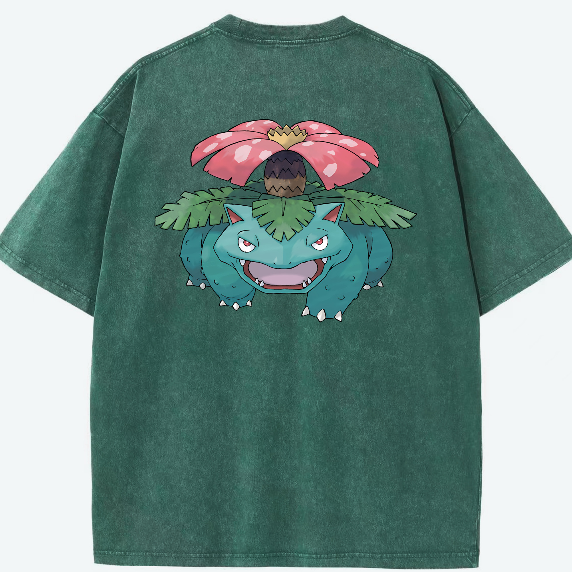（画像用） ポケットモンスター Pokémon 綿100% ヴィンテージ風 半袖Tシャツ（背面プリント）